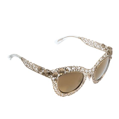 dolce & gabbana gold sunglasses.